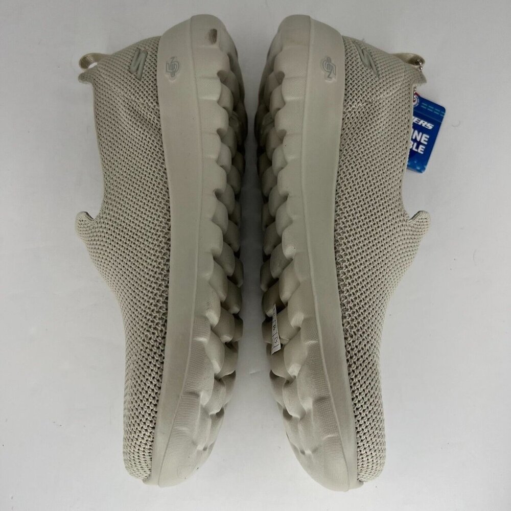 Skechers Womens 124187 Taupe Goga Mat Go Walk Joy Gen 5 Size 9.5 Slip On Shoes - Picture 7 of 10